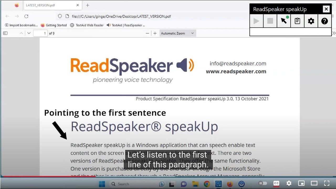 ReadSpeaker webReader - ReadSpeaker