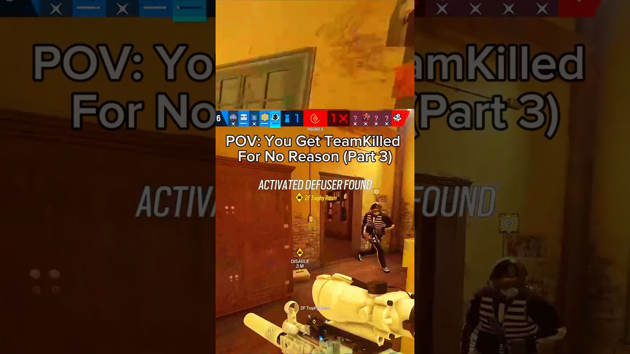 POV: You get teamkilled for no reason (Part 3). 