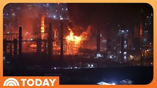 Massive Fire Sparks Explosions at Chevron Refinery in California