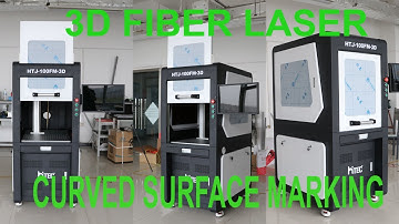 3D dynamic focus laser marking machine for metal curved surface