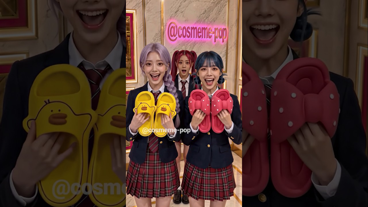 These Sandals Definitely Don’t Match 😭🩴 #kpop #parody #meme