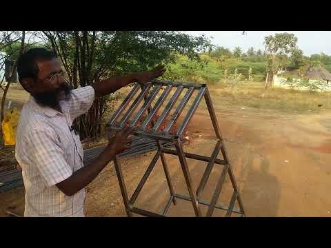 How to make steel stool in tamil | DIY Metal Chair Ladder | making a modern