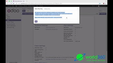 How to deleted & replace new odoo saas plan
