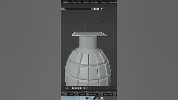 3D modeling a Grenade, what should I model next? #blender #blender3d #3dart