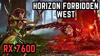 HORIZON FORBIDDEN WEST - MELHOR PRESET GRÁFICO PRA JOGAR NA RX 7600