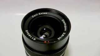 その他 CONTAX Carl Zeiss Distagon 25mm F2.8 AEG CONTAX Distagon T*25mm F2.8 AEG 00118 - YouTube