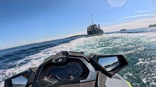 Seadoo Rxp-X 300 Jumping Ferry Waves and a Crazy No Fun Experience
