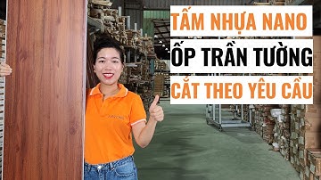 Tấm nhựa ốp tường trần cắt theo kích thước yêu cầu | Tấm ốp nhựa nano