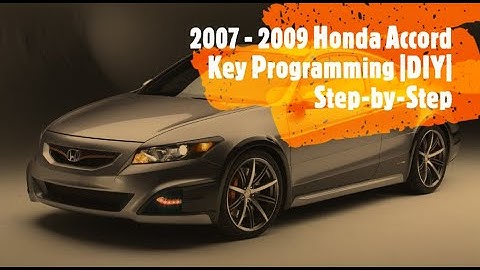 How To Programme Honda Accord 2007 - 2009 Car Key Remote | DIY | Step-by-Step