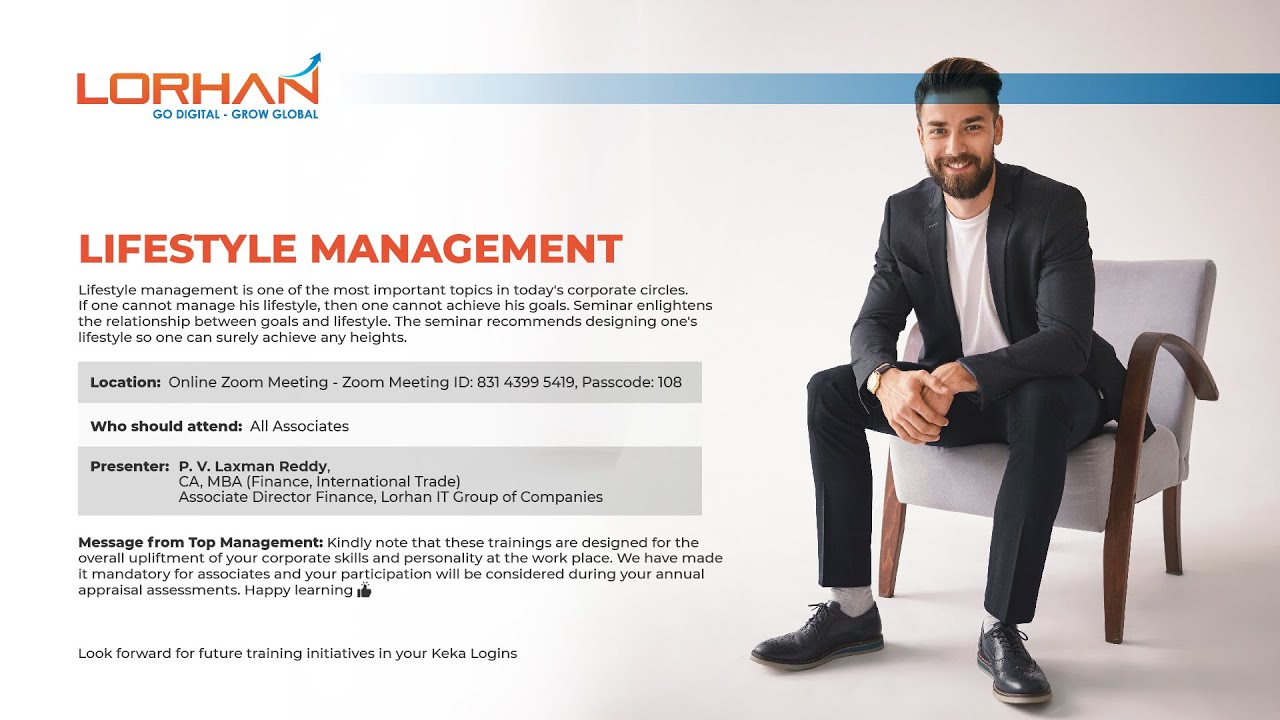 Part 2 : Lifestyle Management - SOLUTION