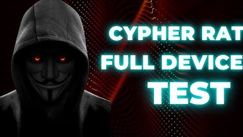 Cypher RAT Full Device Test | Real Educational Demo (Watch Till End)