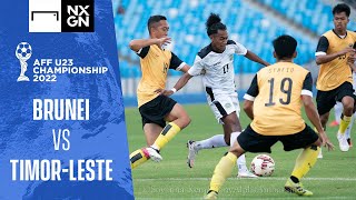 AFF U23 Championship 2022 | Brunei Darussalam vs Timor-Leste highlights