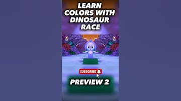 Learn Colors with 🦖 Dinosaur Race Effects Sponsored By Preview 2 Effects | Invert #funny #intrologo