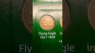 Flying Eagle cents. But is this wrong?