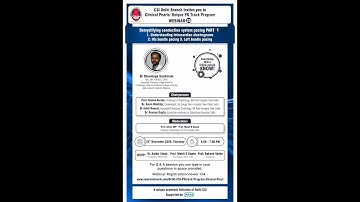 Conduction System Pacing Part 1 : Dr Shunmuga Sundaram