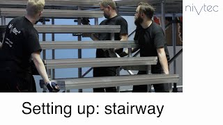 How To Set Up.. stage stairs with nivtec