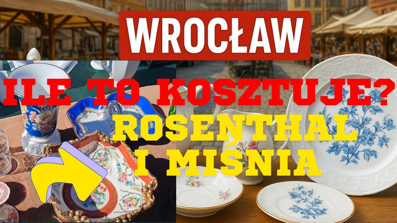 🤩MIŚNIA & ROSENTHAL 🌟 PORCELANA MARZEŃ 🎉 PIĘKNE STOISKO WE WROCŁAWIU 💖🏙️ #starocie #targstaroci 