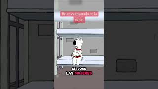 Brian es aplastado por Peter en la carcel.#brian #peter #series #caetoon #comedia