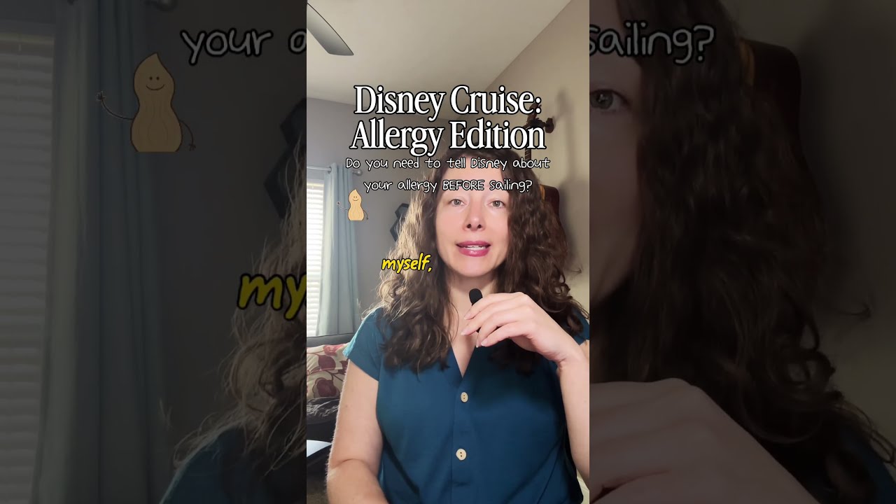 Disney Cruise: Allergy Edition - What to do BEFORE you board #disneycruise
