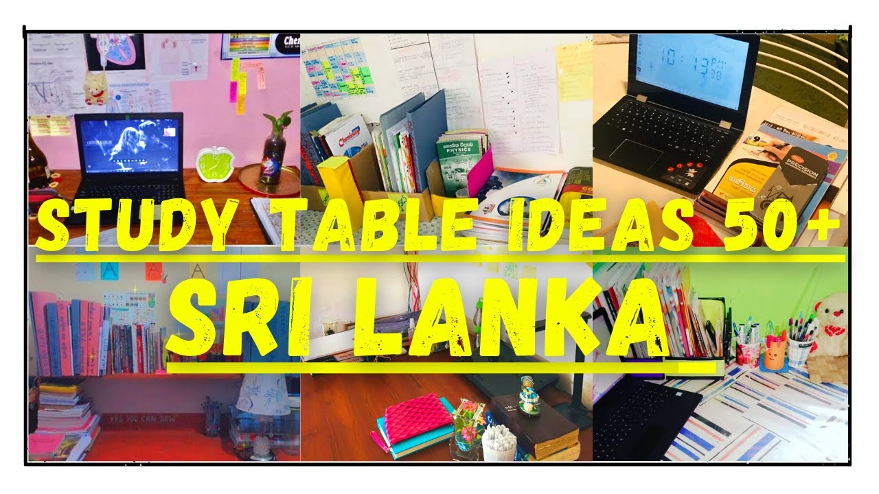 Study with Me| Study Table Ideas 50+| Study With Medha| සිංහෙලන්