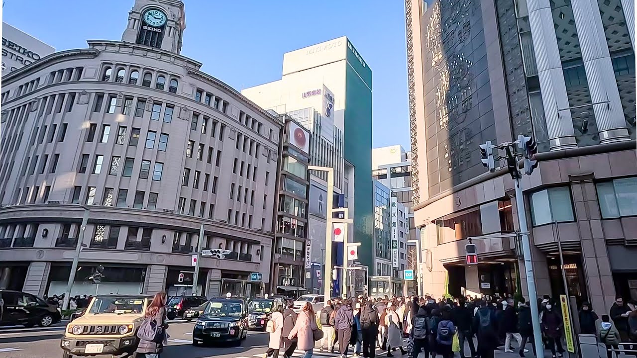Tokyo, Japon | Quartier Marunouchi business | Visite à Pied 4K