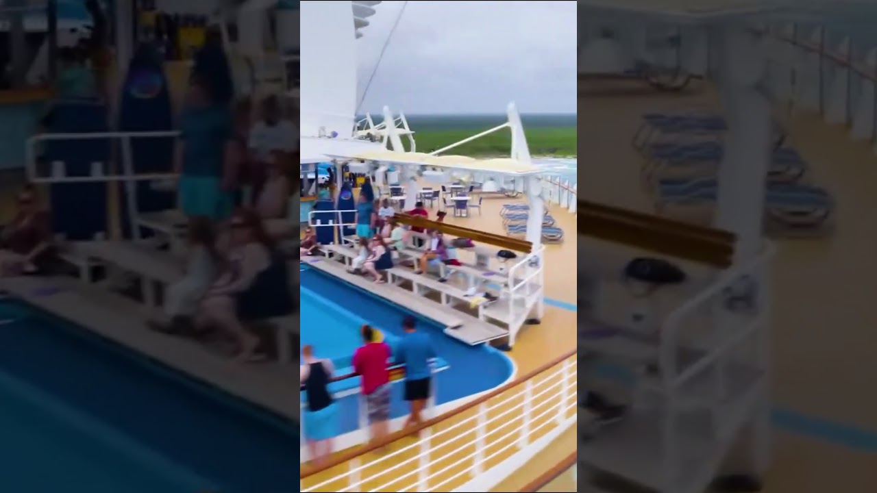 An Aerial View of Allure of the Seas 🚢