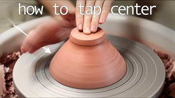 How to Tap Center Pottery — A Beginner