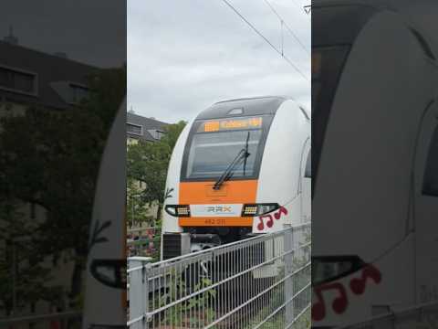 RE5 to Koblenz Hbf passes Köln West