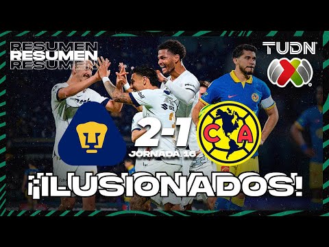 Resumen y goles | Pumas 2-1 América | CL2024 - Liga Mx J16 | TUDN