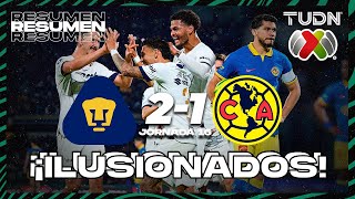 Resumen y goles | Pumas 21 América | CL2024  Liga Mx J16 | TUDN