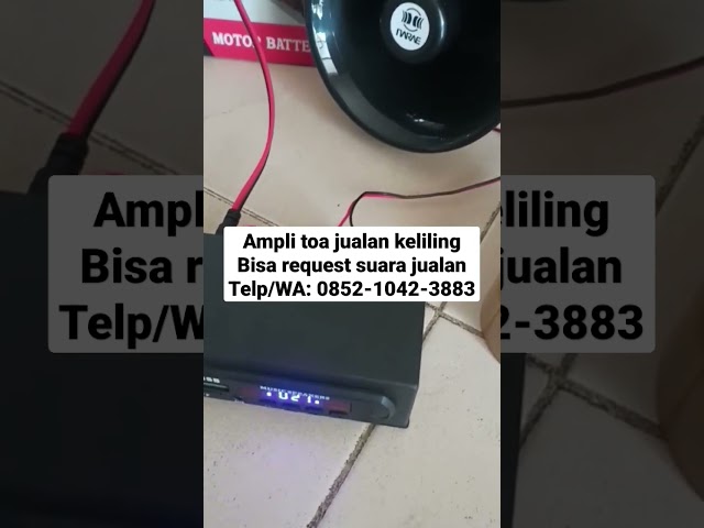 ampli toa jualan keliling, melodi jualan sayur, ampli bluetooth class=