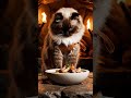 A Ragdoll Cat is Cooking Rosti Potatoes