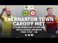 Full match  caernarfon town v cardiff met  jd cymru premier playoff semifinal