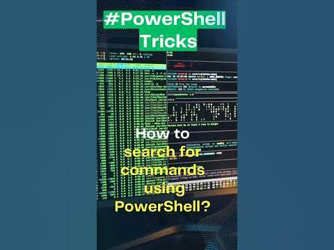 How to Find Commands in PowerShell Fast! #learnpowershell #scripting # ...