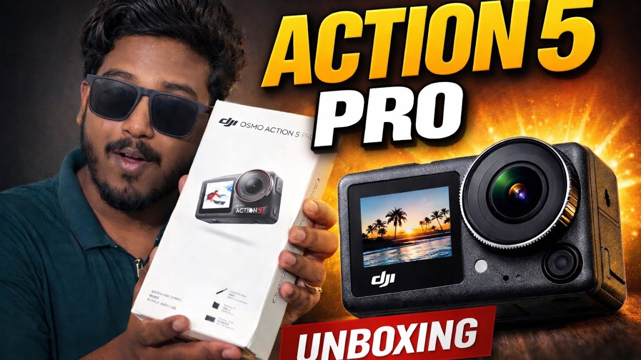 DJI Osmo Action 5 Pro Unboxing | Full Box Contents, First Look & Details