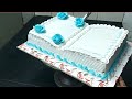 Bible shape birthday cake making
