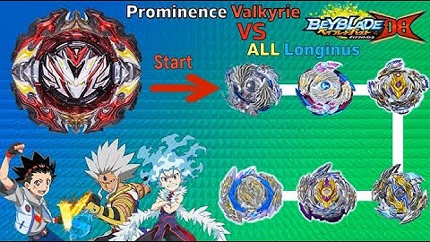 베이블레이드 버스트 다이너마이트 DB 【프로미넌스 발키리 VS ALL 롱기누스】 Beyblade Burst DB ベイブレードバーストDB