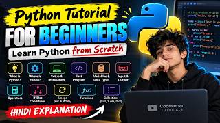 Details Python Tutorial for Beginners | Learn Python from Scratch 🚀 | Codeverse Tutorials News