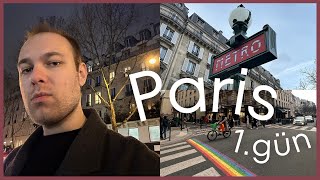 PARİS VLOG 1 | En Ünlü Cafe ve Sokak Lezzetleri | Ücretsiz Müze | Paris Metrosu + Ulaşım | Oda Turu