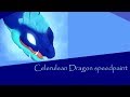 DragonVale - Celerulean Dragon speedpaint