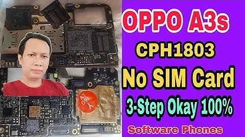 OPPO A3s CPH1803 No SIM CARD 3-Step Okay 100%