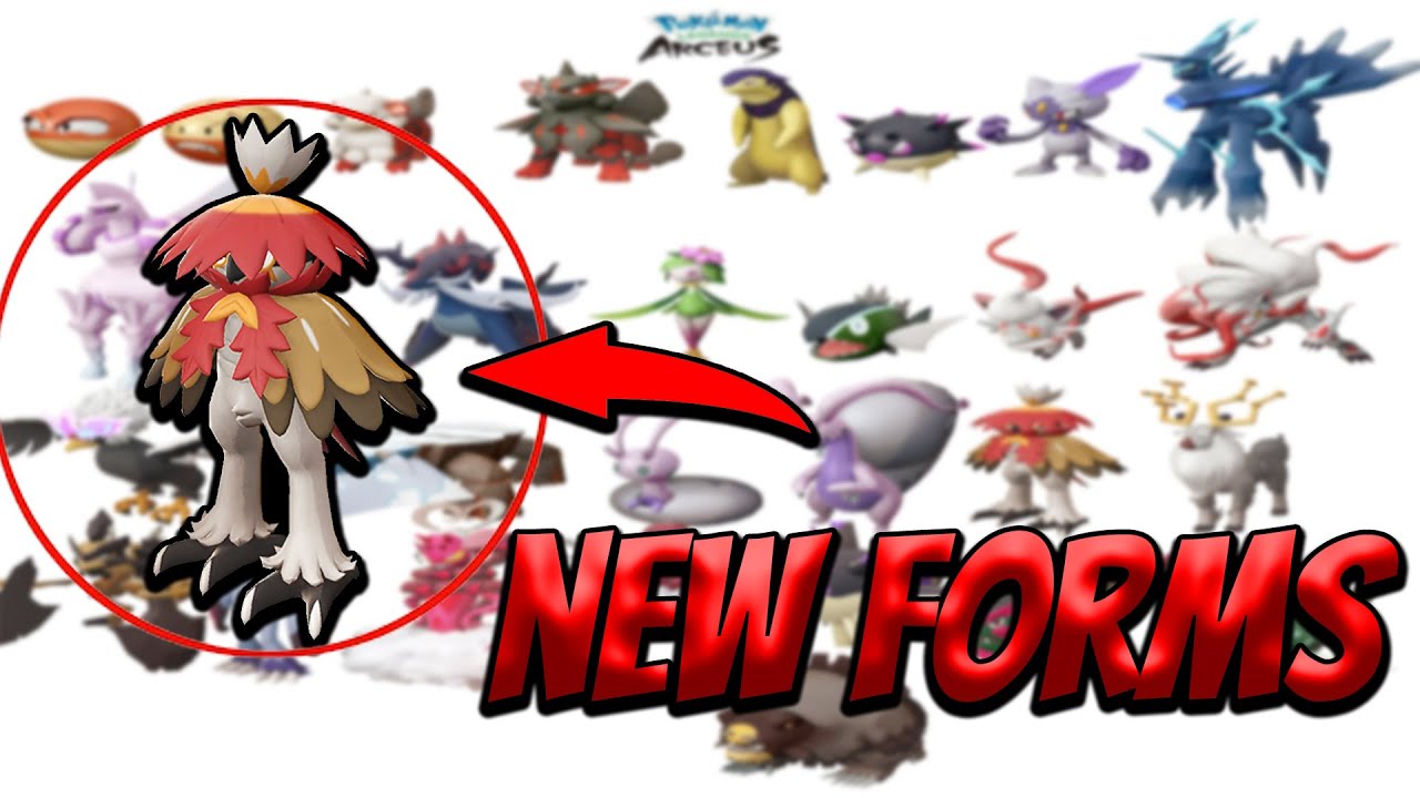*NEW* LEAKED HISUIAN POKEMON IN POKEMON LEGENDS ARCEUS!