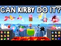 Which kirby hat can hit his original into the lava  super smash bros ultimate