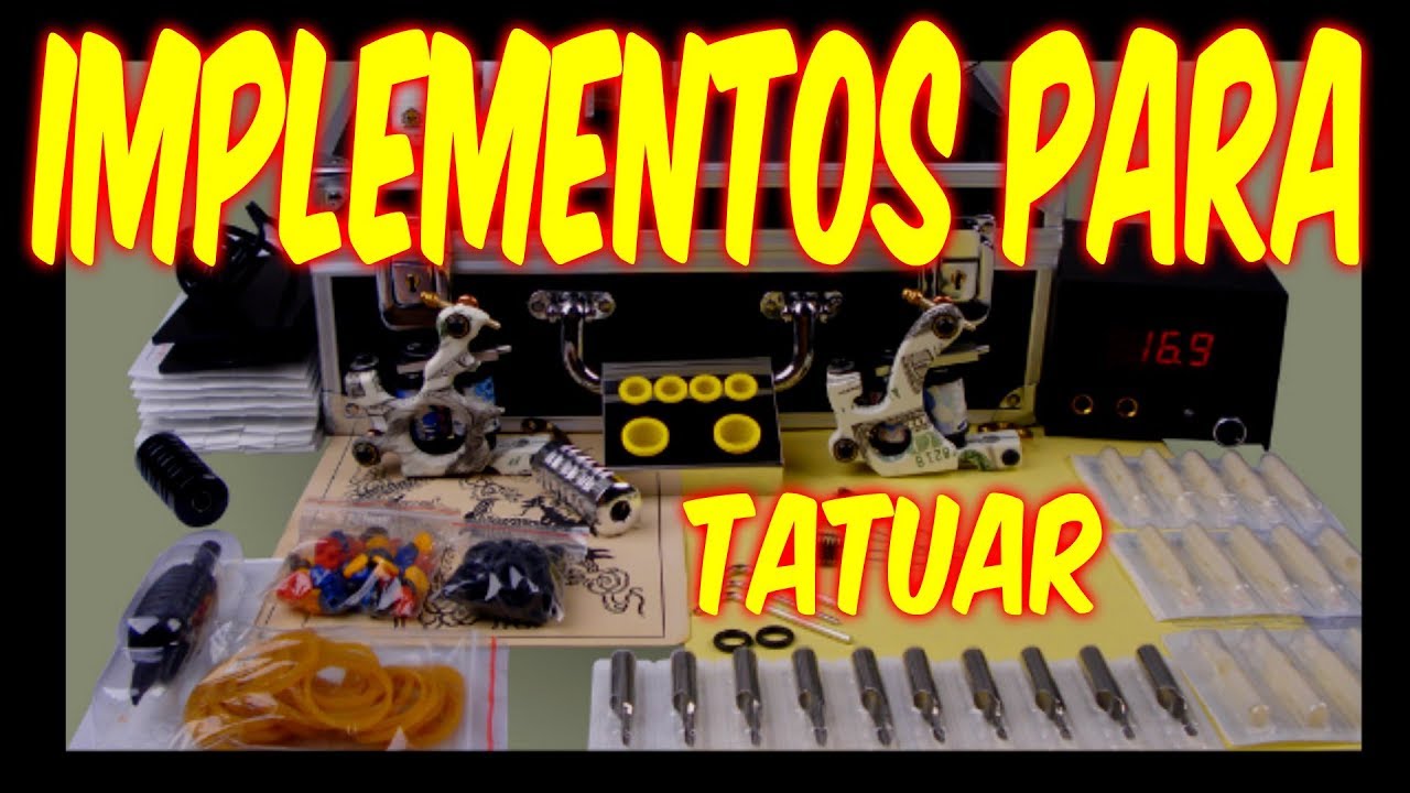 acampar Peluquero canta 31 MATERIALES QUE NECESITAS PARA TATUAR / TATTOO / tattoo fort - YouTube