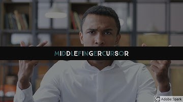 how to get a middlefinger cursor