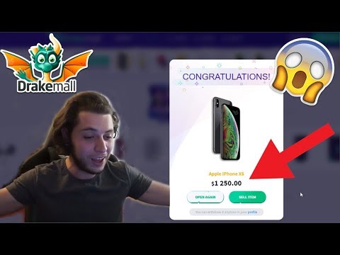 Open cases with real items and get IPHONE XS for 3.99$