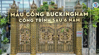 Công trình cổng nhôm đúc sau 6 năm tại Dĩ An, Bình Dương