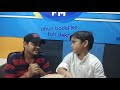 Rudransh with RJ Abhinav Pathak on 95 BIG FM