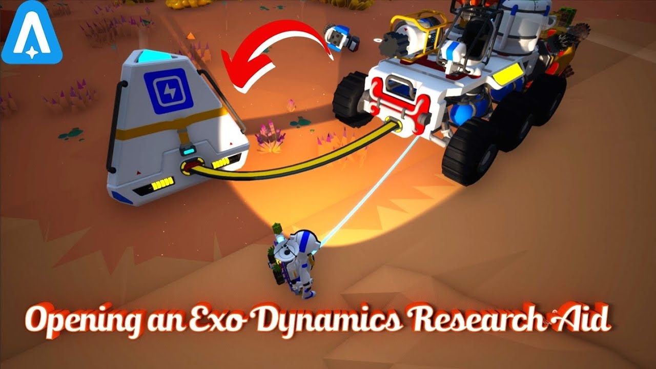 Astroneer glitchwalker Opening an exo Dynamic Research Aid - YouTube