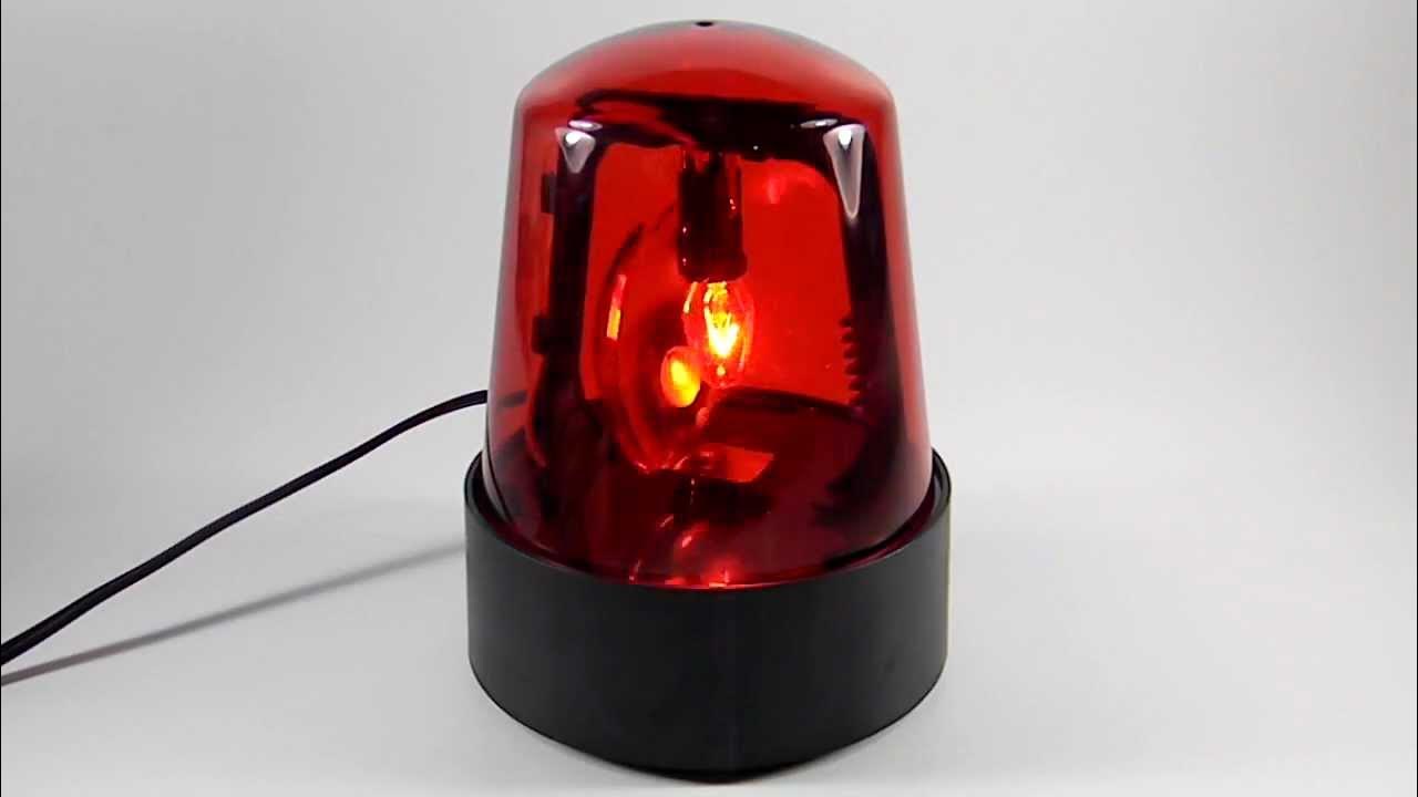 7 Inch Police Beacon Light in Red